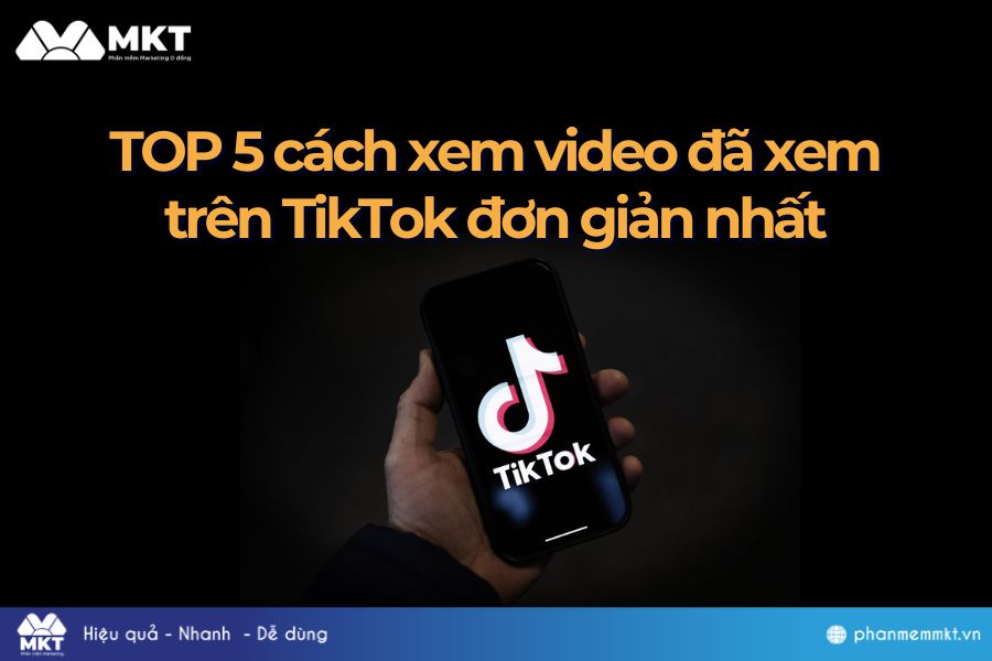 Cách xem video đã xem trên TikTok