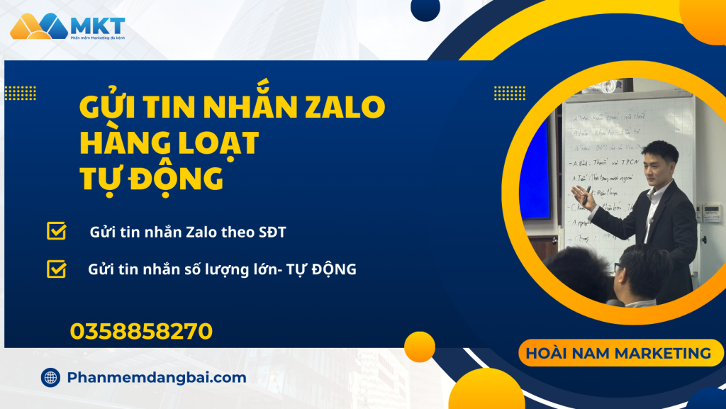 gửi tin nhắn hàng loạt trên Zalo