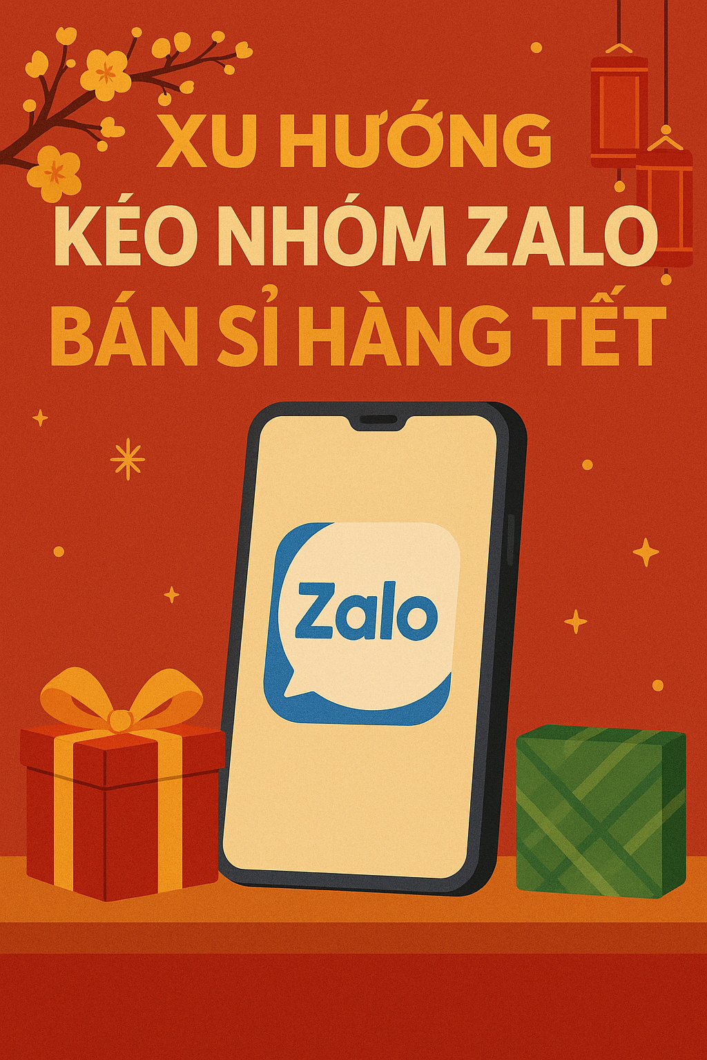 Xu hướng Kéo Nhóm Zalo Bán Sỉ Hàng Tết 2025