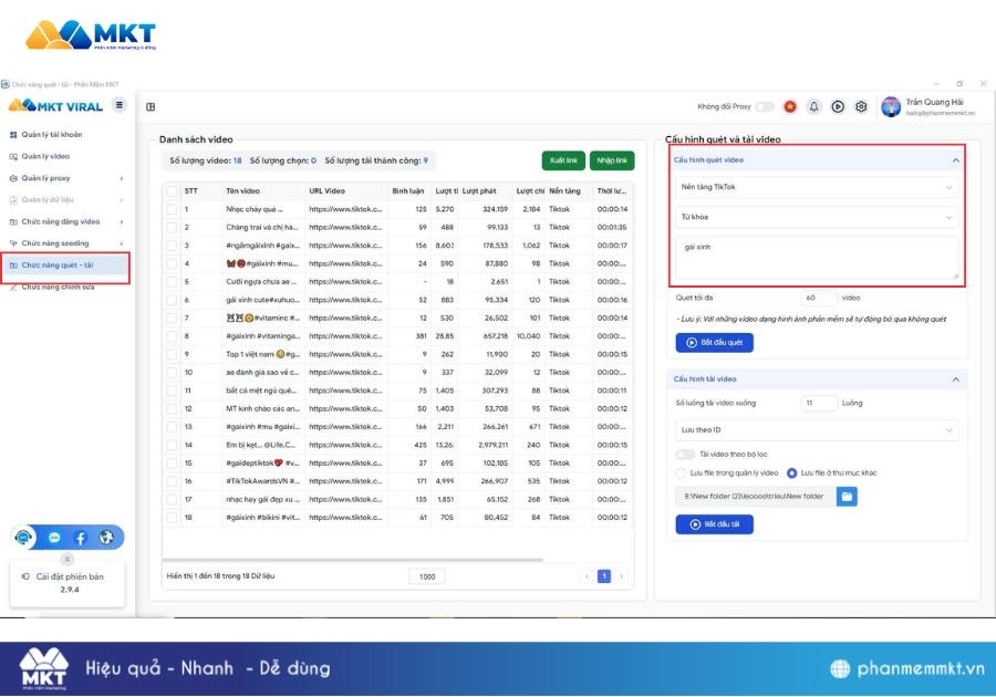 Phần mềm MKT Viral Phần mềm MKT Viral