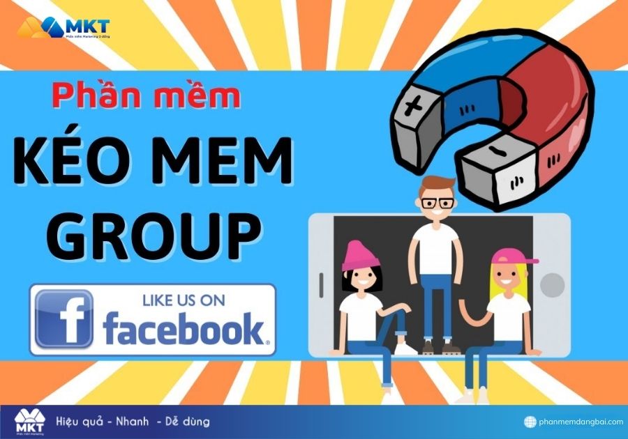Phần mềm kéo mem group Facebook