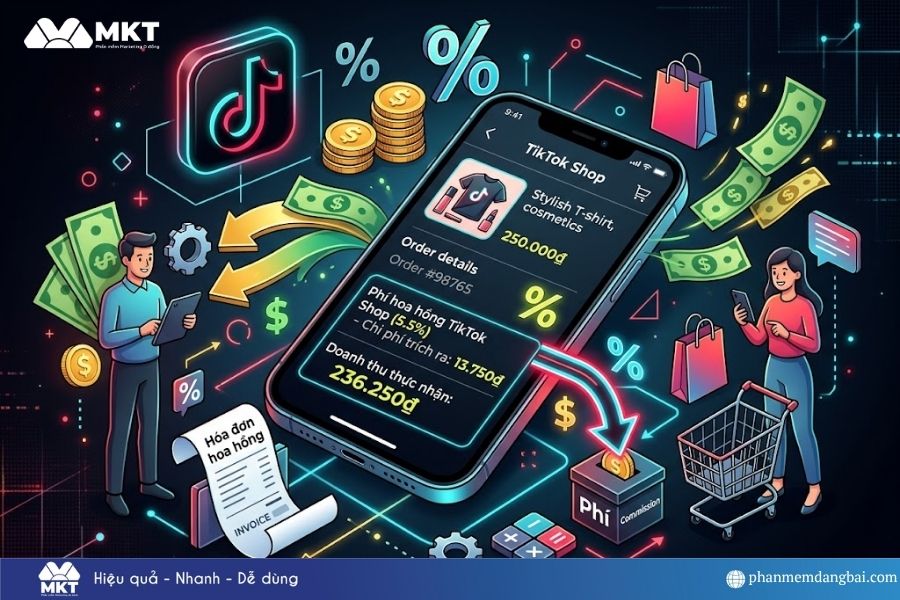 Phí hoa hồng TikTok Shop